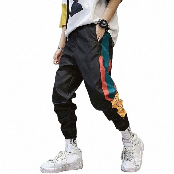 men's pants men's pants spring autumn cargo pant patchwork streetwear hip hop fashion casual trousers elastic waist sport joggers, Black
men's pants men's pants spring autumn cargo pant patchwork streetwear hip hop fashion casual trousers elastic waist sport joggers, Black