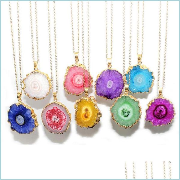 pendant necklaces necklace jewelry luxury natural crystal drusy healing gemstone original sunflower stone style pendant ne bdejewelry dhrls, Silver
pendant necklaces necklace jewelry luxury natural crystal drusy healing gemstone original sunflower stone style pendant ne bdejewelry dhrls, Silver
