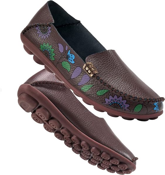 coffee loafers for women casual slip on driving shoes comfortable moccasins leather floral print outdoor walking flats shoes
coffee loafers for women casual slip on driving shoes comfortable moccasins leather floral print outdoor walking flats shoes