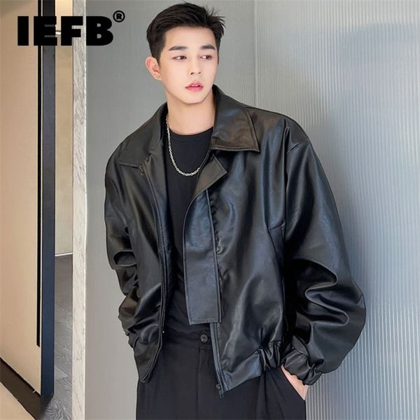 men's leather faux leather iefb men's fashion chic pu leather jacket loose lapel zipper long sleeve black oversize short coat autu
men's leather faux leather iefb men's fashion chic pu leather jacket loose lapel zipper long sleeve black oversize short coat autu