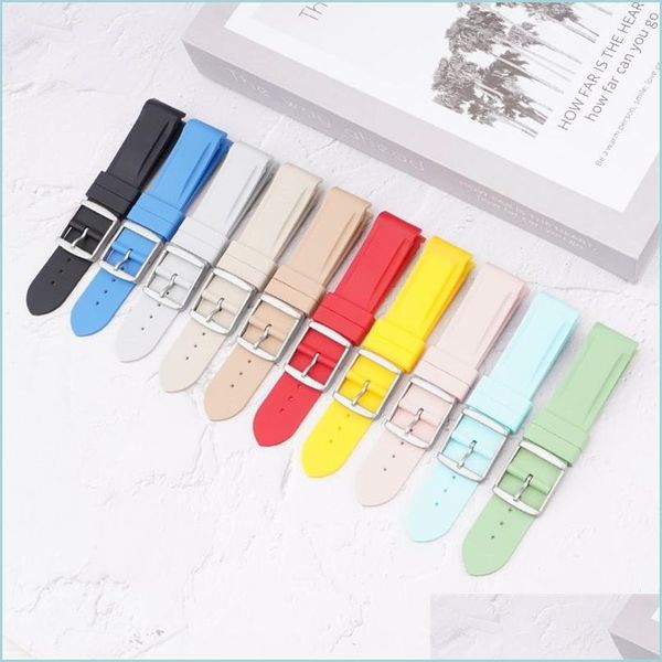 watch bands watch bands curved end 20mm rubber strap suitable for moon colorf band fashion acessories 220912 drop delivery watches2022 dhab, Black;brown
watch bands watch bands curved end 20mm rubber strap suitable for moon colorf band fashion acessories 220912 drop delivery watches2022 dhab, Black;brown