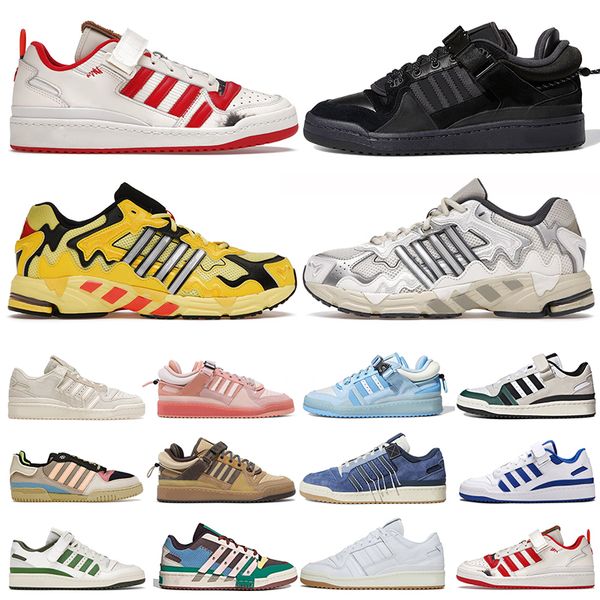 casual bad bunny x forum buckle low sports sneakers core black patchwork white cream home alone outdoor walking jogging
casual bad bunny x forum buckle low sports sneakers core black patchwork white cream home alone outdoor walking jogging