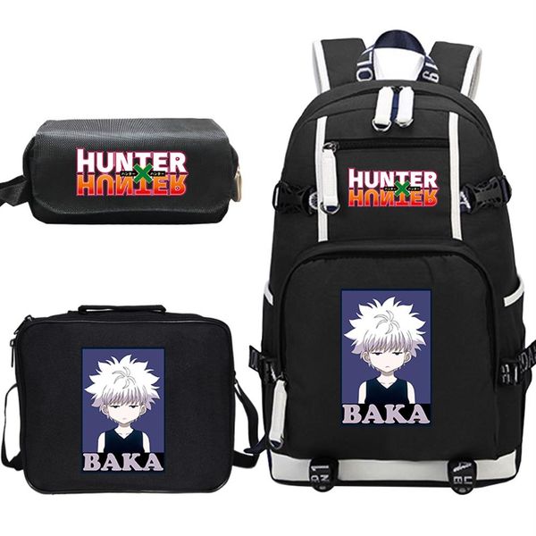 mochila 3pcs set hunter x hunter print school bags for teenager girls kids cartoon anime school backpack bag student bookbags200c
mochila 3pcs set hunter x hunter print school bags for teenager girls kids cartoon anime school backpack bag student bookbags200c