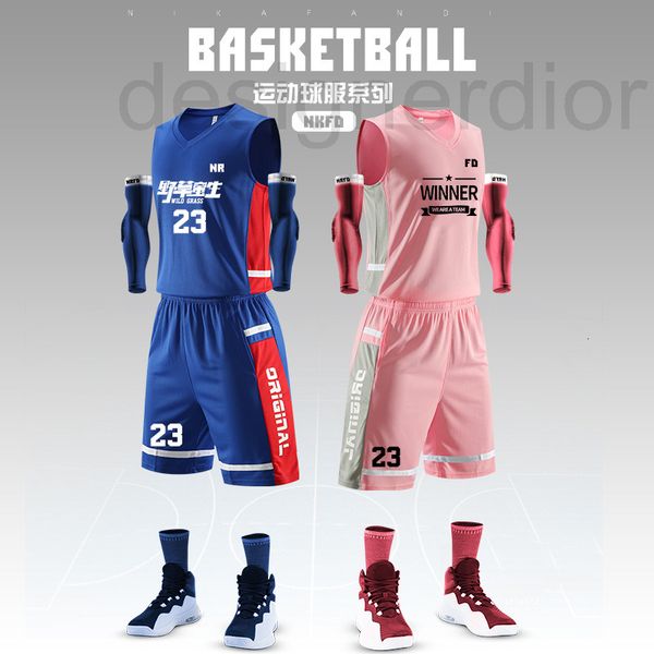 basketball sets designer suit men's sports team group purchase training student vest competition dress women's pink jersey ppqs, Black;red
basketball sets designer suit men's sports team group purchase training student vest competition dress women's pink jersey ppqs, Black;red