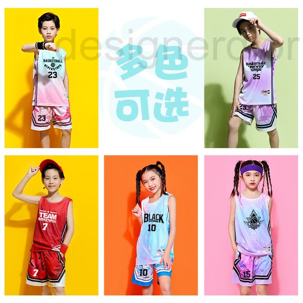 basketball sets designer children's basketball suit group purchase team boys' and girls' kindergarten sports training clothes, Black;red
basketball sets designer children's basketball suit group purchase team boys' and girls' kindergarten sports training clothes, Black;red