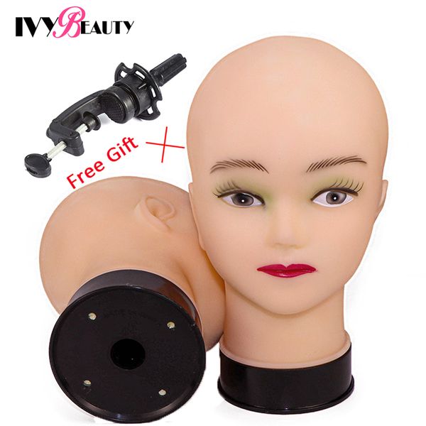wig stand selling female mannequin head with clamp for makeup practice cosmetology manikin hat display 51cm 220913, White
wig stand selling female mannequin head with clamp for makeup practice cosmetology manikin hat display 51cm 220913, White