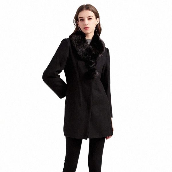 women's wool & blends women's wool & blends winter fashion women woolen coat high imitation big fur collar black cashmere female l
women's wool & blends women's wool & blends winter fashion women woolen coat high imitation big fur collar black cashmere female l