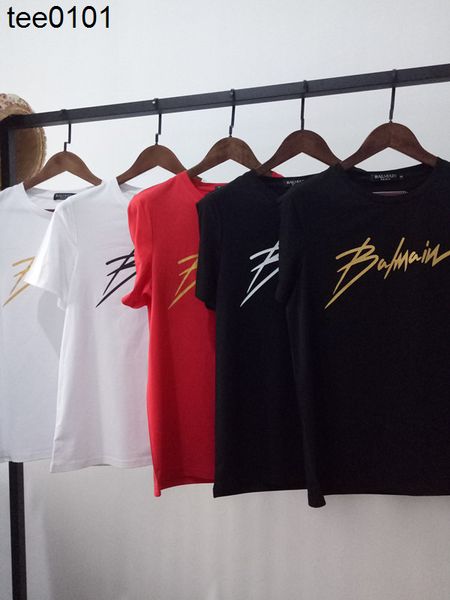 19 spring and summer new barman fashion tee star same balman lightning letter t-shirt all cotton loose short sleeve couple, White
19 spring and summer new barman fashion tee star same balman lightning letter t-shirt all cotton loose short sleeve couple, White