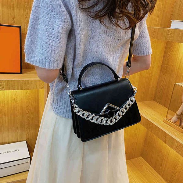 handbag women's texture chain small square hands2022 new shoulder purses
handbag women's texture chain small square hands2022 new shoulder purses
