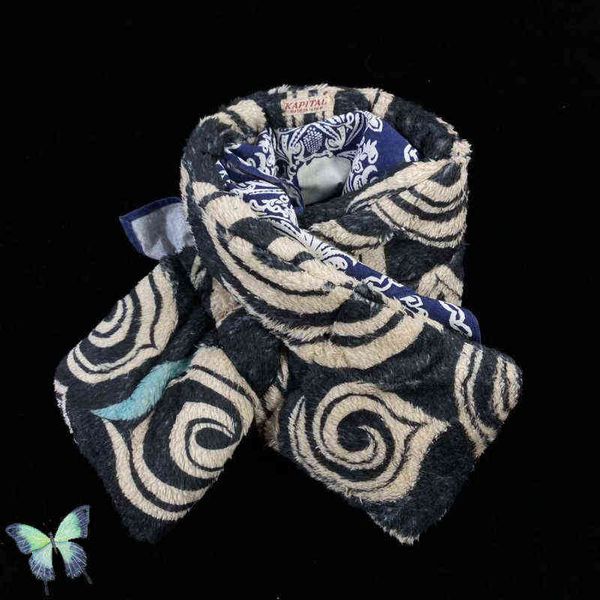 2022 kapital t shirt new lamb velvet thickened scarf retro kapital scarf t220809, Blue;gray
2022 kapital t shirt new lamb velvet thickened scarf retro kapital scarf t220809, Blue;gray