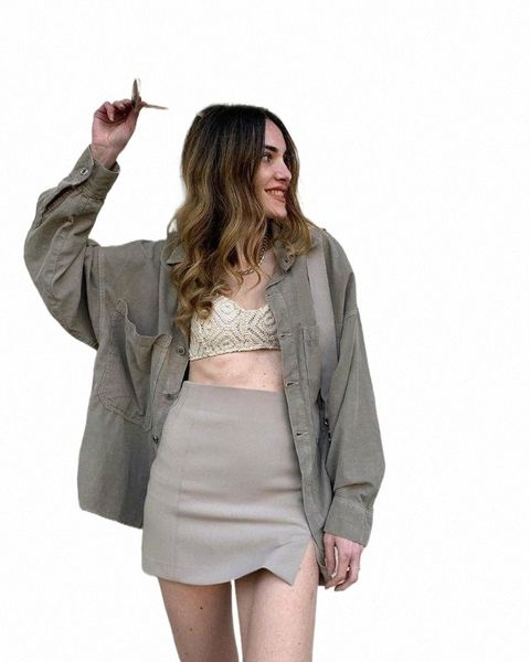 women's jackets women's jackets spring and autumn fashion pocket oversized shirt style coat vintage long sleeve button m4ix#, Black;brown
women's jackets women's jackets spring and autumn fashion pocket oversized shirt style coat vintage long sleeve button m4ix#, Black;brown
