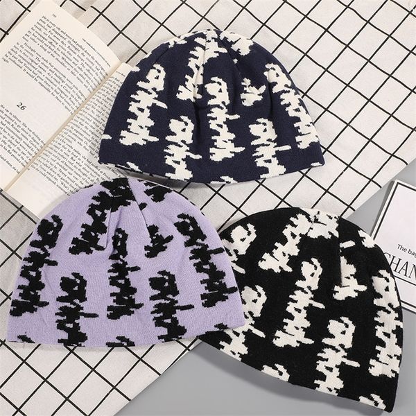 beanieskull caps autumn winter personality fashion trend printed knit hat outdoor traveling allmatch warm windproof cap 220913, Blue;gray
beanieskull caps autumn winter personality fashion trend printed knit hat outdoor traveling allmatch warm windproof cap 220913, Blue;gray