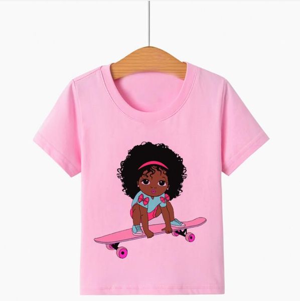2022 summer cute little black melanin princess print girl t-shirt for kids funny t shirts present custom, Blue
2022 summer cute little black melanin princess print girl t-shirt for kids funny t shirts present custom, Blue