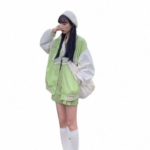 women's jackets women's jackets letter green baseball jacket spring and autumn loose korean american streetwear oversized d6ia#, Black;brown
women's jackets women's jackets letter green baseball jacket spring and autumn loose korean american streetwear oversized d6ia#, Black;brown