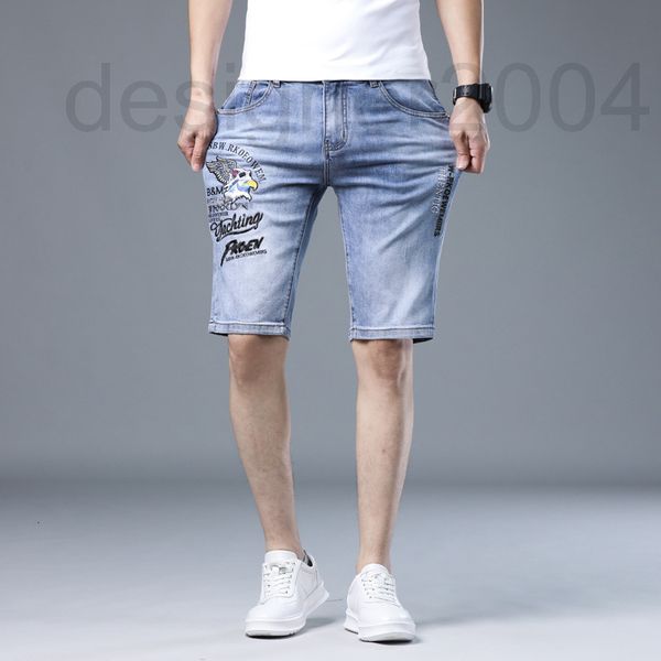 men's shorts designer summer thin light and luxurious embroidered jeans short pants men's loose half straight tube high-end fashio, White;black
men's shorts designer summer thin light and luxurious embroidered jeans short pants men's loose half straight tube high-end fashio, White;black