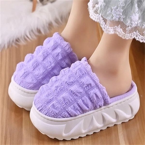 slippers women winter bubble flip flops platform warm plush female house fluffy fur soft ladies indoor 220913, Black
slippers women winter bubble flip flops platform warm plush female house fluffy fur soft ladies indoor 220913, Black
