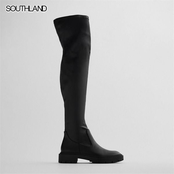 boots southland winter women stretch boots chunky heel platform slip on women over knee boots 220913, Black
boots southland winter women stretch boots chunky heel platform slip on women over knee boots 220913, Black