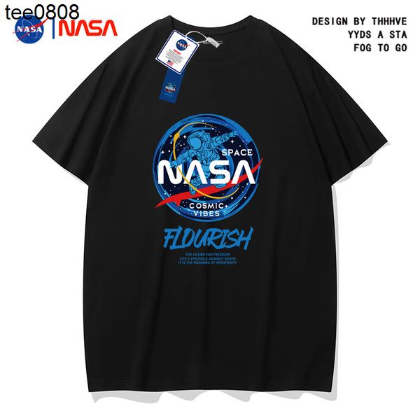 nasa joint t-shirt men's 2022 new short sleeve summer men's men's cotton couple white bottomed shirt 2, White;black
nasa joint t-shirt men's 2022 new short sleeve summer men's men's cotton couple white bottomed shirt 2, White;black