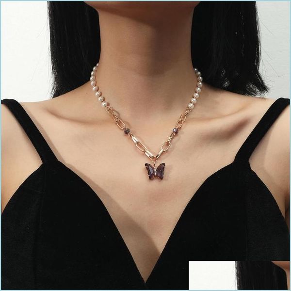 pendant necklaces pendant necklaces 2021 butterfly necklace for women imitation pearl antique charms chain choker party jewelry gift dhmyx, Silver
pendant necklaces pendant necklaces 2021 butterfly necklace for women imitation pearl antique charms chain choker party jewelry gift dhmyx, Silver