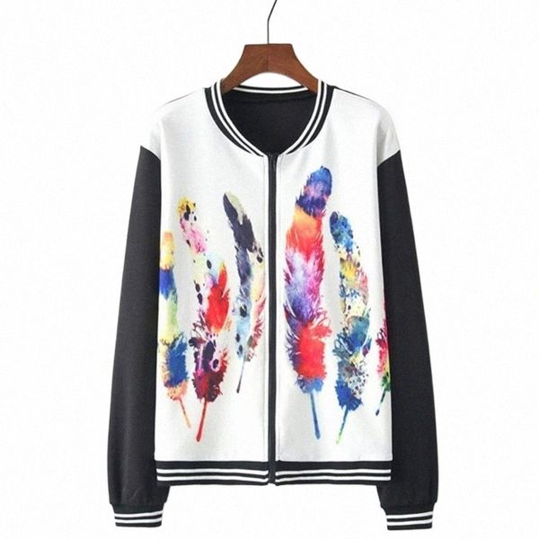women's jackets women's jackets explosive feather print zipper sweater coat women long sleeve o-neck pockets casual sport w912 t1j, Black;brown
women's jackets women's jackets explosive feather print zipper sweater coat women long sleeve o-neck pockets casual sport w912 t1j, Black;brown