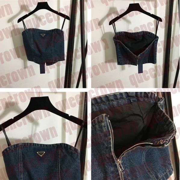 bandeau women denim tanks fashion design crop triangle badge slim vest, White
bandeau women denim tanks fashion design crop triangle badge slim vest, White