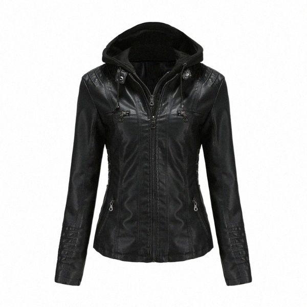 women's jackets women's jackets 2022 women pu faux leather hoodie luxury zipper pocket jacket black biker coat fashion streetwear, Black;brown
women's jackets women's jackets 2022 women pu faux leather hoodie luxury zipper pocket jacket black biker coat fashion streetwear, Black;brown