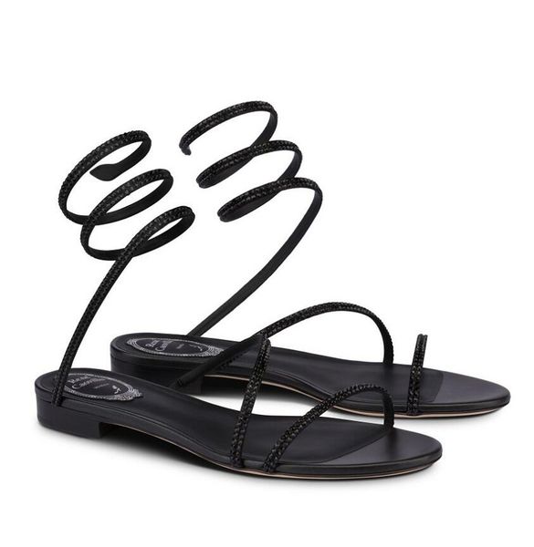 elegant renes cleo sandals shoes women jewel spiral ankle strap caovillas crystal-embellished gladiator sandalias party wedding luxury walki, Black
elegant renes cleo sandals shoes women jewel spiral ankle strap caovillas crystal-embellished gladiator sandalias party wedding luxury walki, Black