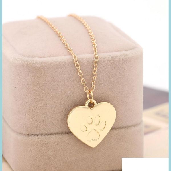 pendant necklaces fashion love heart bear dog pawprint pendant necklace footprints chain necklaces for charm women girls g bdejewelry dhmo1, Silver
pendant necklaces fashion love heart bear dog pawprint pendant necklace footprints chain necklaces for charm women girls g bdejewelry dhmo1, Silver