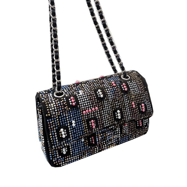 22ss f/w classic flap colorful strass pearl bags silver metal matelasse chain crossbody shoulder handbags large capacity turnm lock casual e
22ss f/w classic flap colorful strass pearl bags silver metal matelasse chain crossbody shoulder handbags large capacity turnm lock casual e