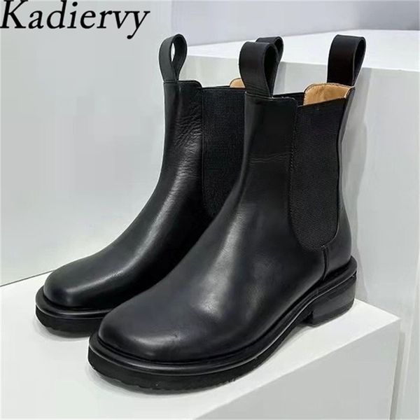 boots genuine leather chelsea woman round toe slipon ankle black white brown flat shoes women casual short 220913
boots genuine leather chelsea woman round toe slipon ankle black white brown flat shoes women casual short 220913