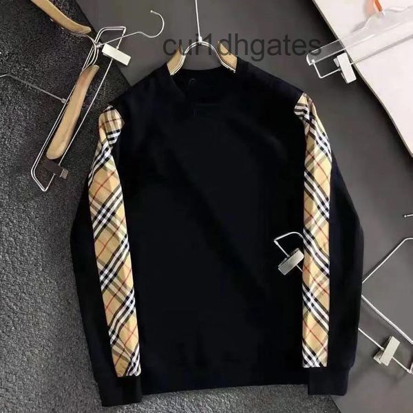 2022 designer burb hoodies online store autumn and winter new plaid stitching round neck sweater men's black w g73m
2022 designer burb hoodies online store autumn and winter new plaid stitching round neck sweater men's black w g73m