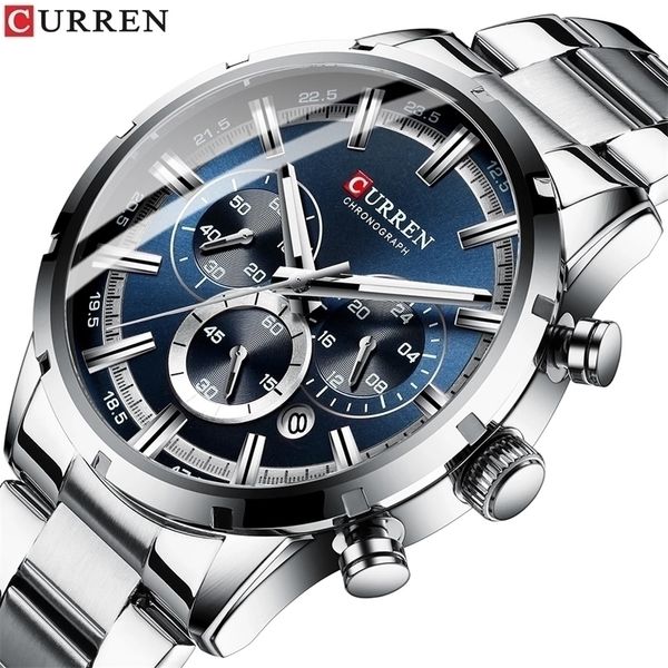 wristwatches relogio masculino curren fashion mens watches brand luxury wrist watch quartz clock watch men waterproof chronograph 220912, Slivery;brown
wristwatches relogio masculino curren fashion mens watches brand luxury wrist watch quartz clock watch men waterproof chronograph 220912, Slivery;brown