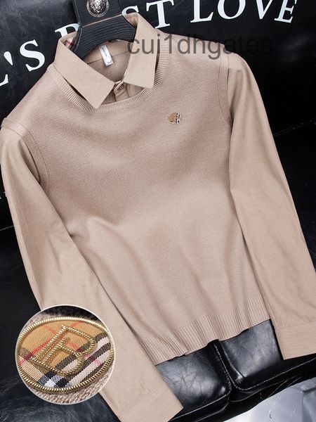 2022 outlet burb hoodies online store business recommendation autumn and winter european khaki fake two-piece, Black
2022 outlet burb hoodies online store business recommendation autumn and winter european khaki fake two-piece, Black