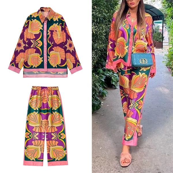 women's two piece pants spring women pocket decoration print shirt with elastic waist wide leg pants female streetwear sets xx8608 2209, White
women's two piece pants spring women pocket decoration print shirt with elastic waist wide leg pants female streetwear sets xx8608 2209, White