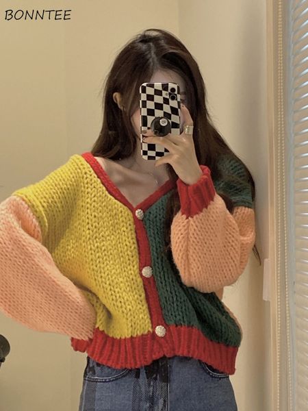 women s sweaters cardigan women kawaii patchwork design girlish tender lazy style casual harajuku chic teens ulzzang knitted females fall in, White;black
women s sweaters cardigan women kawaii patchwork design girlish tender lazy style casual harajuku chic teens ulzzang knitted females fall in, White;black