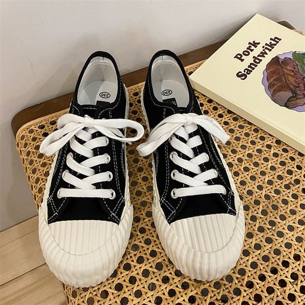 dress shoes solid color women canvas casual sneakers female vulcanized flats lace up vintage sports ladies footwear 220913, Black
dress shoes solid color women canvas casual sneakers female vulcanized flats lace up vintage sports ladies footwear 220913, Black