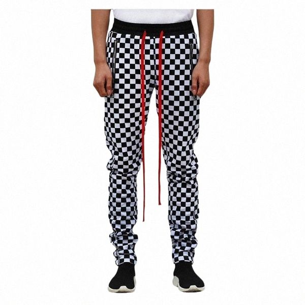 men's pants white black plaid joggers pants men hip hop retro checkered slim fit women streetwear ankle zip skinny sweat male men'
men's pants white black plaid joggers pants men hip hop retro checkered slim fit women streetwear ankle zip skinny sweat male men'