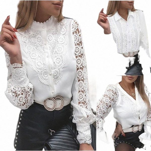 women's blouses & shirts women's blouses & shirts loose t-shirts women long sleeve blouse turn-down collar woman female solid lac, White
women's blouses & shirts women's blouses & shirts loose t-shirts women long sleeve blouse turn-down collar woman female solid lac, White