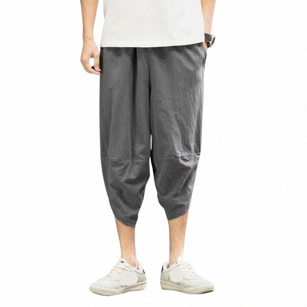 men's pants men haren pants summer medium waist loose cropped trousers for beach men's 39at#, Black
men's pants men haren pants summer medium waist loose cropped trousers for beach men's 39at#, Black