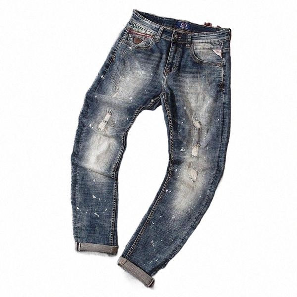 men's jeans men's jeans ly street fashion men retro blue elastic slim ripped distressed vintage designer splashed denim plain pant
men's jeans men's jeans ly street fashion men retro blue elastic slim ripped distressed vintage designer splashed denim plain pant