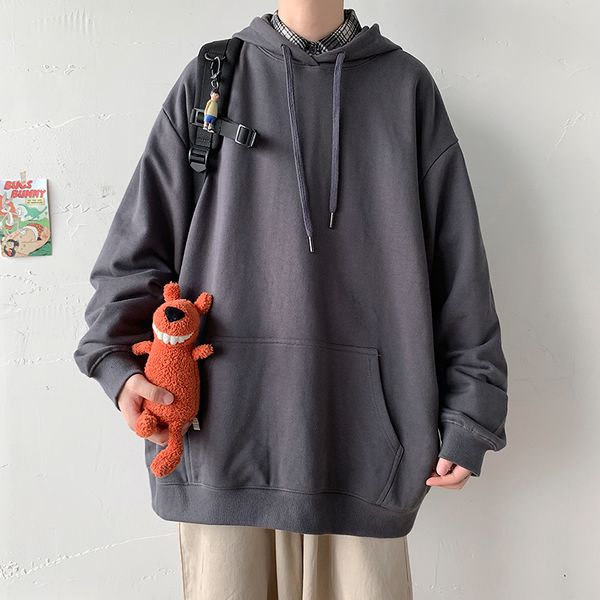 men s hoodies sweatshirts oversized hoodie o neck cotton spring autumn pullover harajuku streetwear sweatshirt 220913, Black
men s hoodies sweatshirts oversized hoodie o neck cotton spring autumn pullover harajuku streetwear sweatshirt 220913, Black