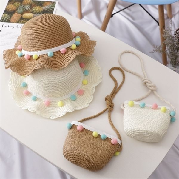 caps hats kids girls large wide brim straw woven sun protection beach hat colorful pompom ball summer floppy bucket cap portable handbag 220, Yellow
caps hats kids girls large wide brim straw woven sun protection beach hat colorful pompom ball summer floppy bucket cap portable handbag 220, Yellow