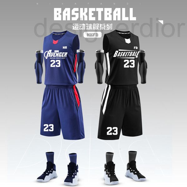 basketball sets designer suit men's group purchase sports team uniform student vest competition training printed jersey personalized 6k, Black;red
basketball sets designer suit men's group purchase sports team uniform student vest competition training printed jersey personalized 6k, Black;red