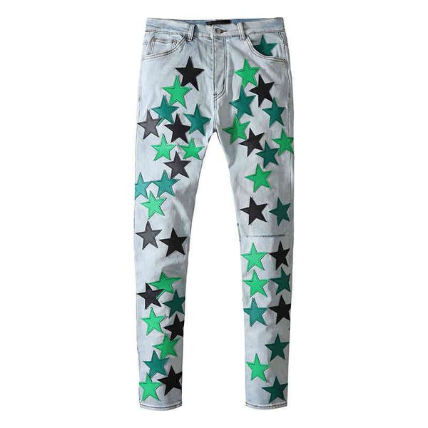 fashion street cowboy casual pants micro elastic cotton youth light blue splash paint tight jeans anniris hole breaking patch cloth trend le
fashion street cowboy casual pants micro elastic cotton youth light blue splash paint tight jeans anniris hole breaking patch cloth trend le