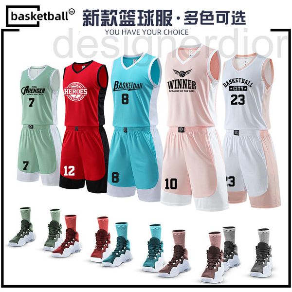 basketball sets designer suit men's and women's couple's jerseys group purchase match team a set of sports training clothes v, Black;red
basketball sets designer suit men's and women's couple's jerseys group purchase match team a set of sports training clothes v, Black;red
