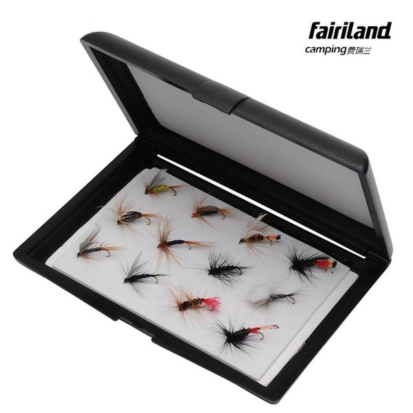 12pcs fly fishing lures for trout salmon with medium black double side eva insert pad fly lure hook storage case box fishing tackle2403
12pcs fly fishing lures for trout salmon with medium black double side eva insert pad fly lure hook storage case box fishing tackle2403