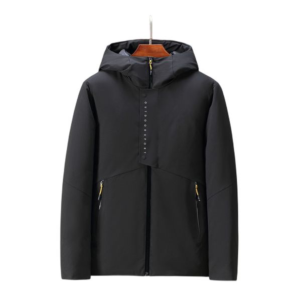 2022 north winter warm men down jacket coat casual thick hooded parka solid white duck down jackets mens hat detachable puffer coats, Black
2022 north winter warm men down jacket coat casual thick hooded parka solid white duck down jackets mens hat detachable puffer coats, Black