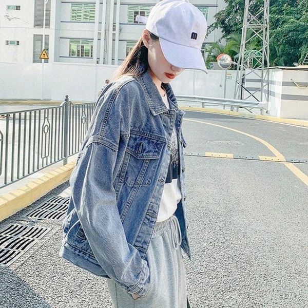 women's jackets women's jackets vintage denim jacket women single breasted lapel loose cowboy 2022 spring autumn fashion indie aes, Black;brown
women's jackets women's jackets vintage denim jacket women single breasted lapel loose cowboy 2022 spring autumn fashion indie aes, Black;brown
