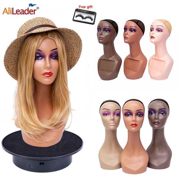 wig stand alileader mannequin head without shoulders female model manikin scarf glasses hat cap display 220913, White
wig stand alileader mannequin head without shoulders female model manikin scarf glasses hat cap display 220913, White