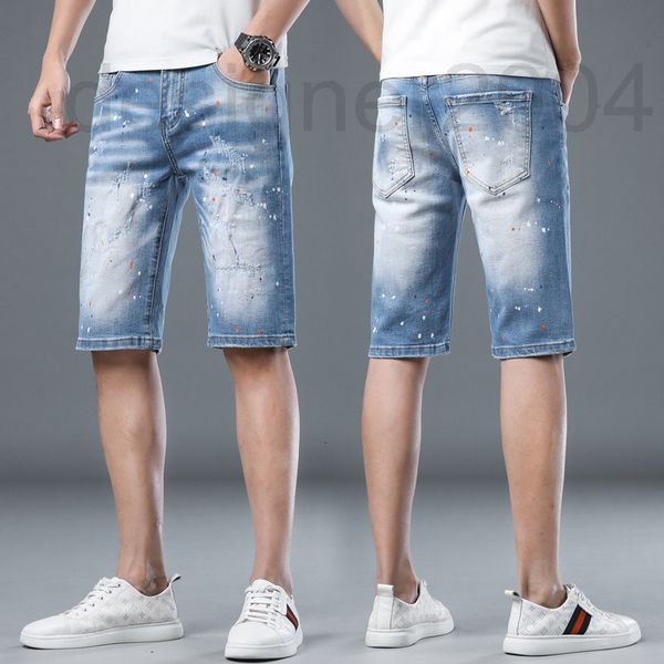 men's shorts designer summer fashion brand denim shorts personality paint point elastic style ink splashing 5-point pants versatile 7ah, White;black
men's shorts designer summer fashion brand denim shorts personality paint point elastic style ink splashing 5-point pants versatile 7ah, White;black